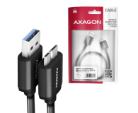 Axagon Kabel BUMM3-AM10AB SPEED Micro-B USB - USB-A 3.2 Gen 1 1 m - 1485429 - zdjęcie 5